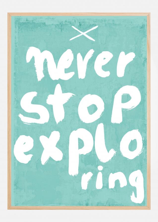 Never Stop Exploring Poster