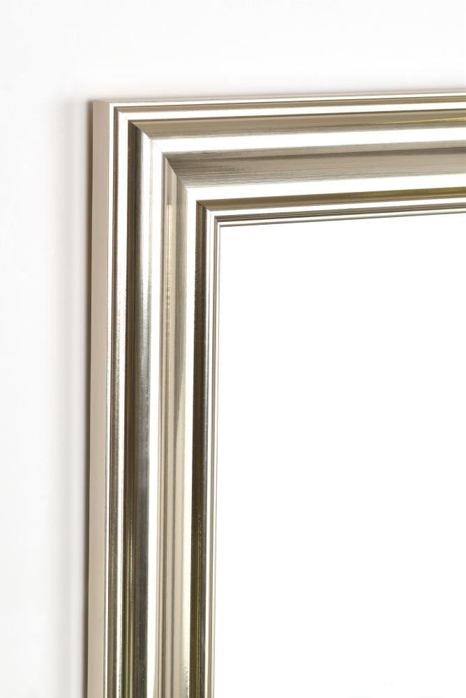 Spegel Cambridge High Gloss Silver 42x147 cm