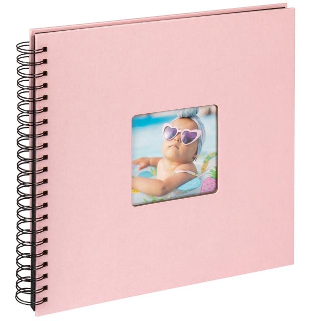 Fun Babyalbum Rosa - 30x30 cm (50 Svarta sidor/25 blad)