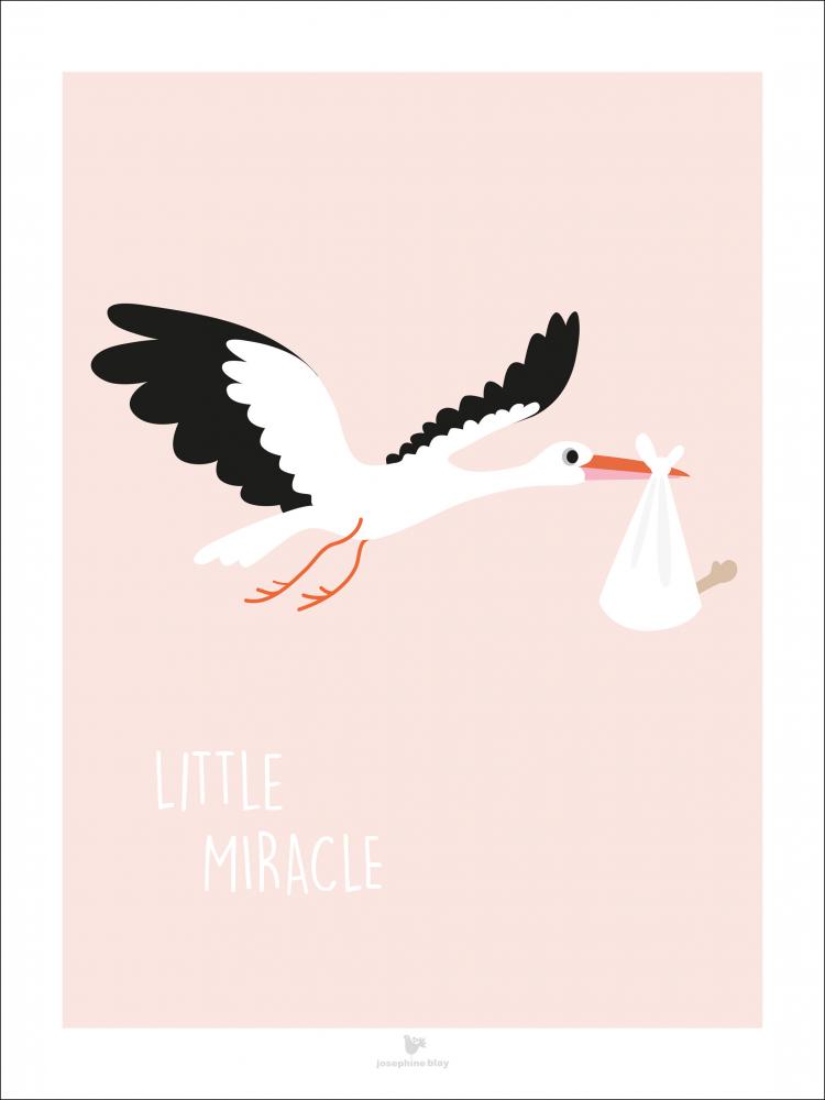 Little miracle Pink Poster