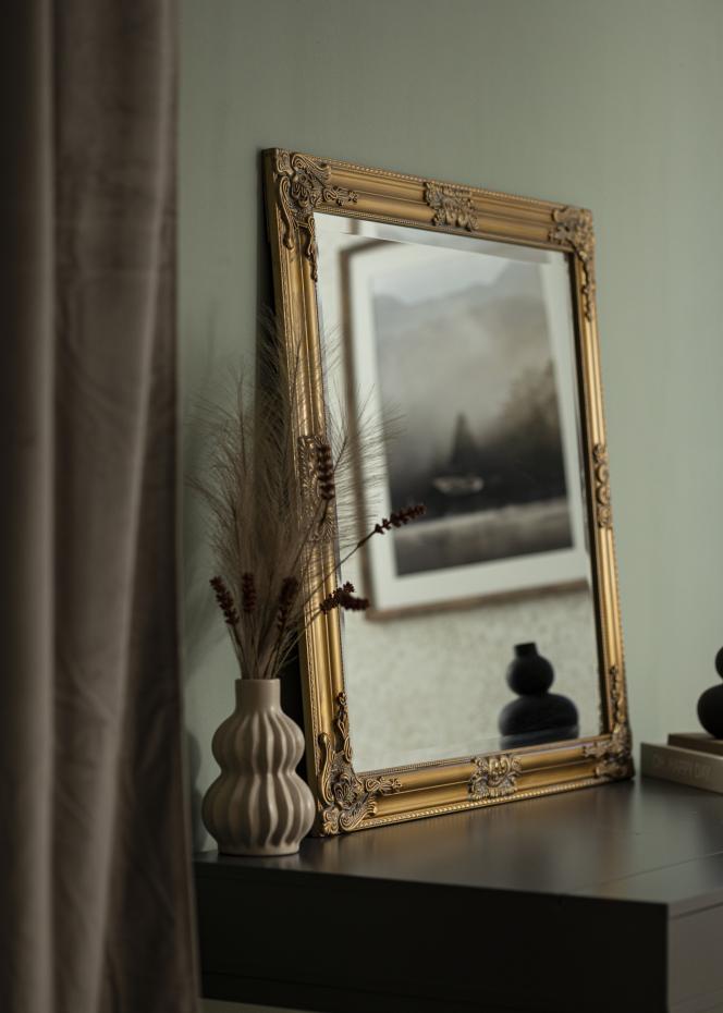 Spegel Bologna Guld 80x80 cm