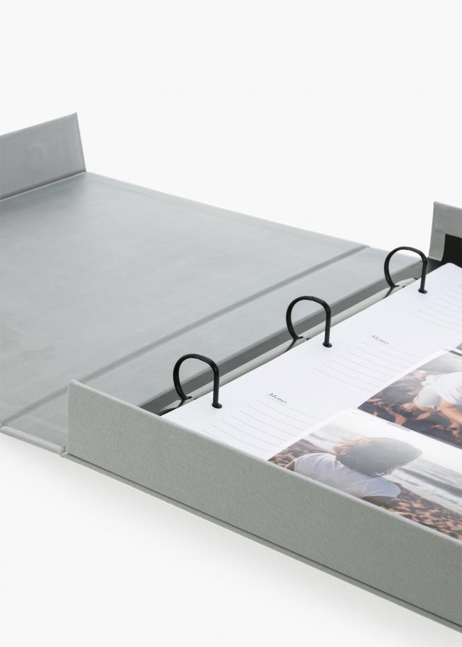 KAILA MEMORIES Grey XL - Coffee Table Photo Album - 60 Bilder i 10x15 cm