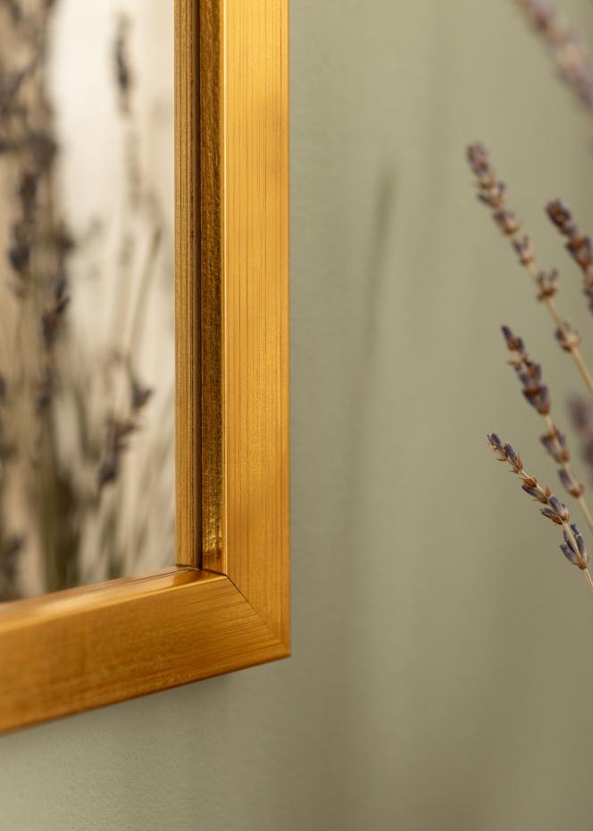 Spegel Gold Wood 70x100 cm