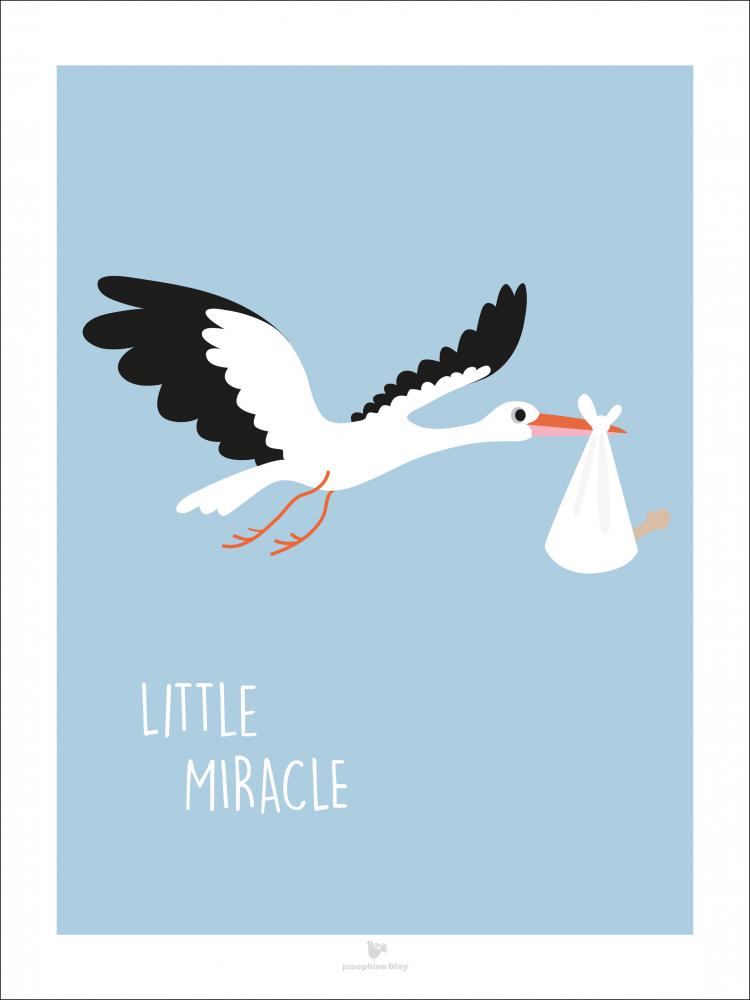Little miracle - Blue Poster