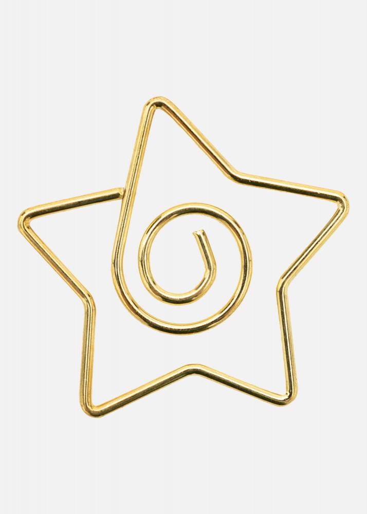 PAC Metall Paperclip Star Guld