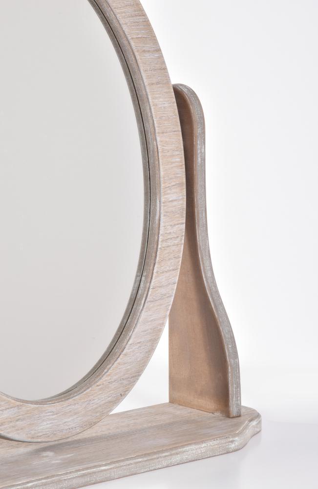 Spegel Bella Oval Dressing Table Driftwood 46x49x12 cm