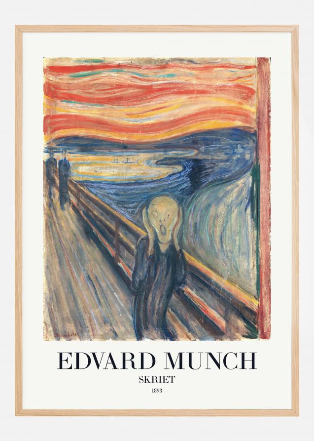 Edvard Munch - Skriet (The Scream) Poster