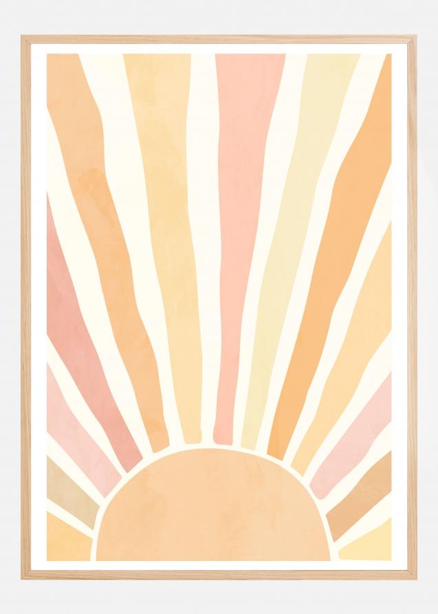 Boho sunrise Poster
