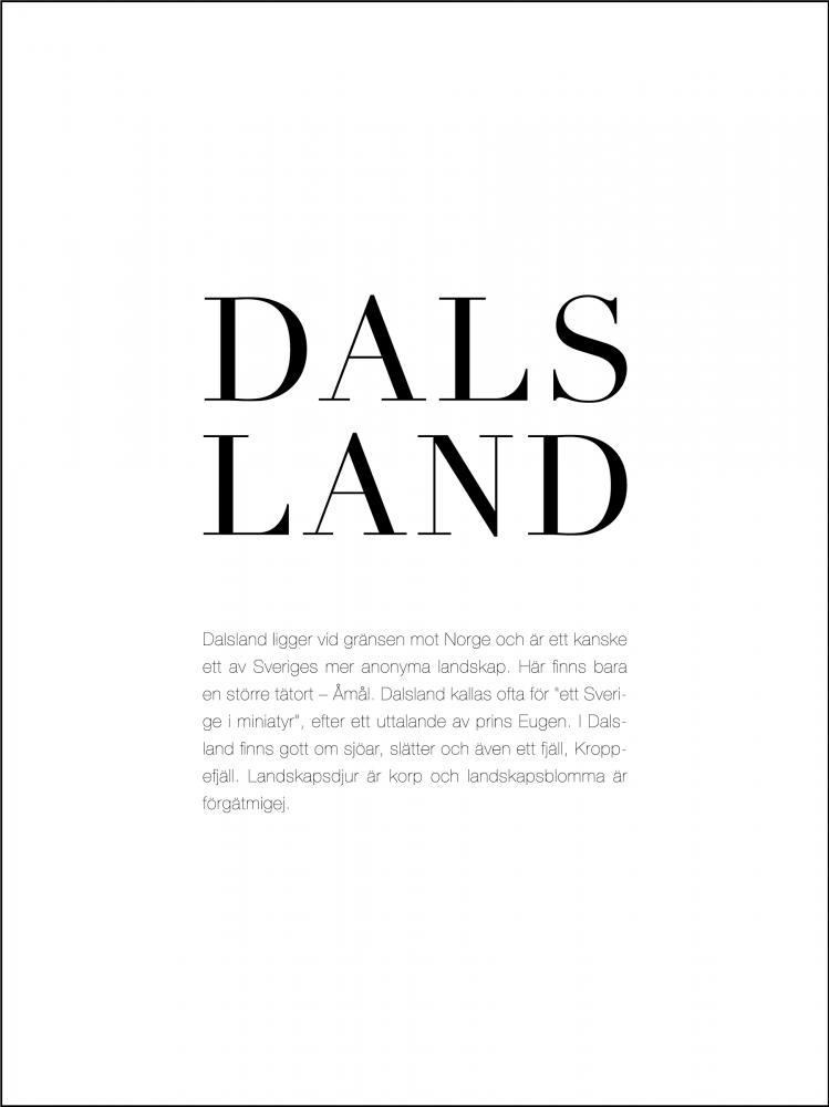 Landskap Dalsland Poster