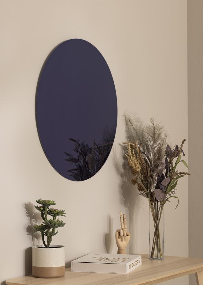 Spegel Dark Blue 70 cm Ø