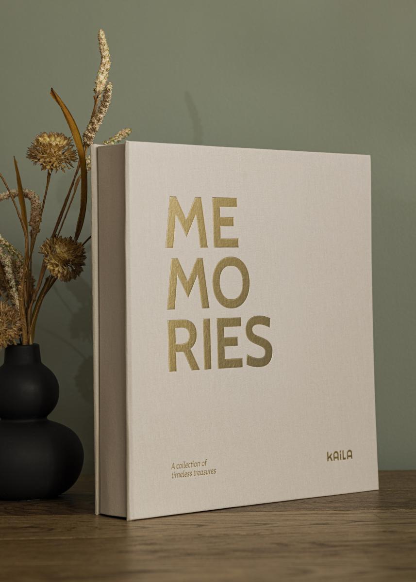 KAILA FOTOALBUM MEMORIES Cream - 600 Bilder i 10x15 cm