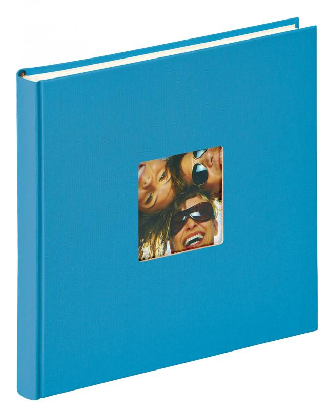 Fun Album Havsblå - 26x25 cm (40 Vita sidor / 20 blad)