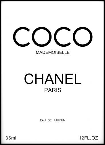 WowPosters Coco Chanel Poster  50x70 cm  Amazoncouk Home  Kitchen