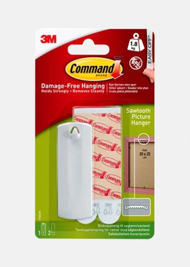3M Command Picture Hanger for Sawtooth hangers - 1,8 kg