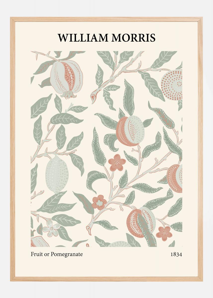 William Morris - Fruit or Pomegranate 4 Poster