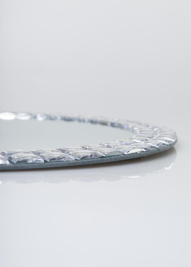 Spegel Jewelled Circular Glass 50 cm 