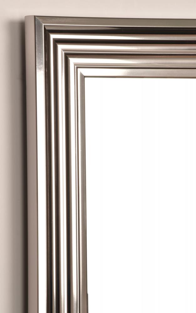 Spegel Pembroke High Gloss Silver 74x104 cm