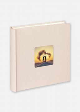 Fun Bröllopsalbum Chamois - 30x30 cm (100 Vita sidor/50 blad)