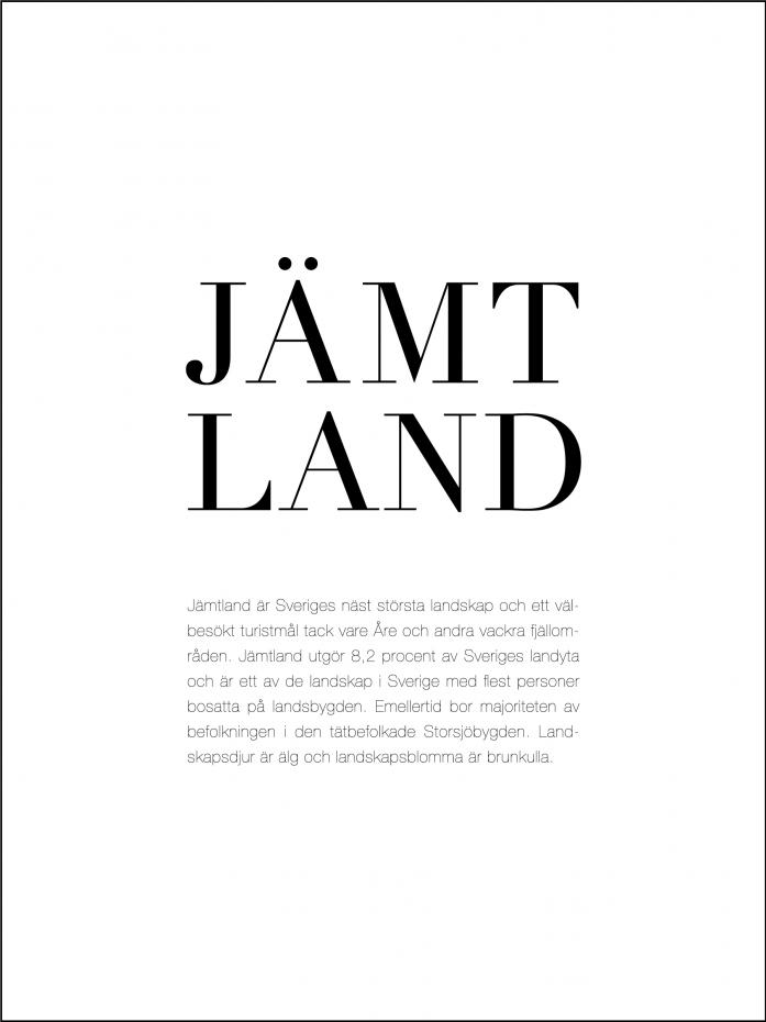 Landskap Jmtland Poster