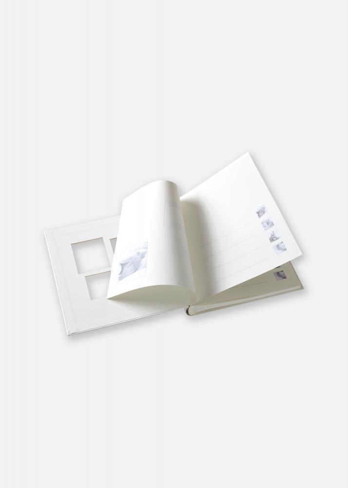 Little Foot Album Grvit - 28x30,5 cm (60 Vita sidor / 30 blad)