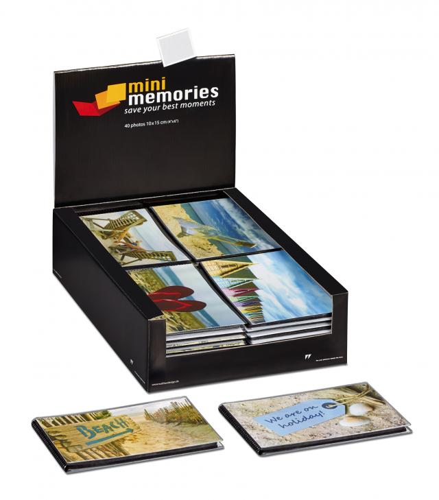 36-pack Mini Memories Album Holiday 6 varianter - 40 Bilder i 10x15 cm -