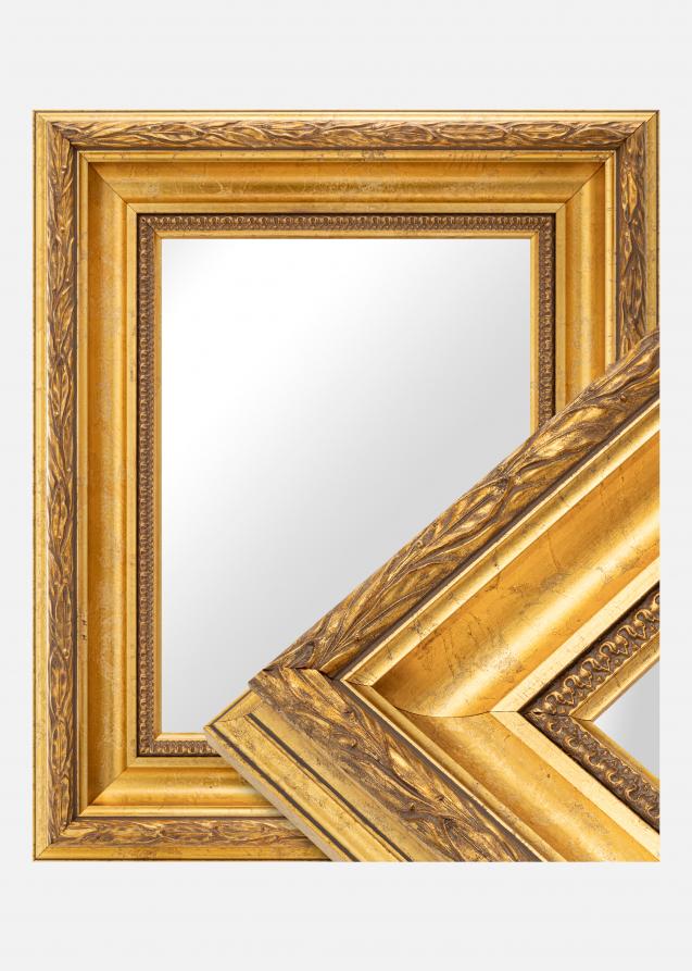 Spegel Egypt Ornament Gold - Egna Mått