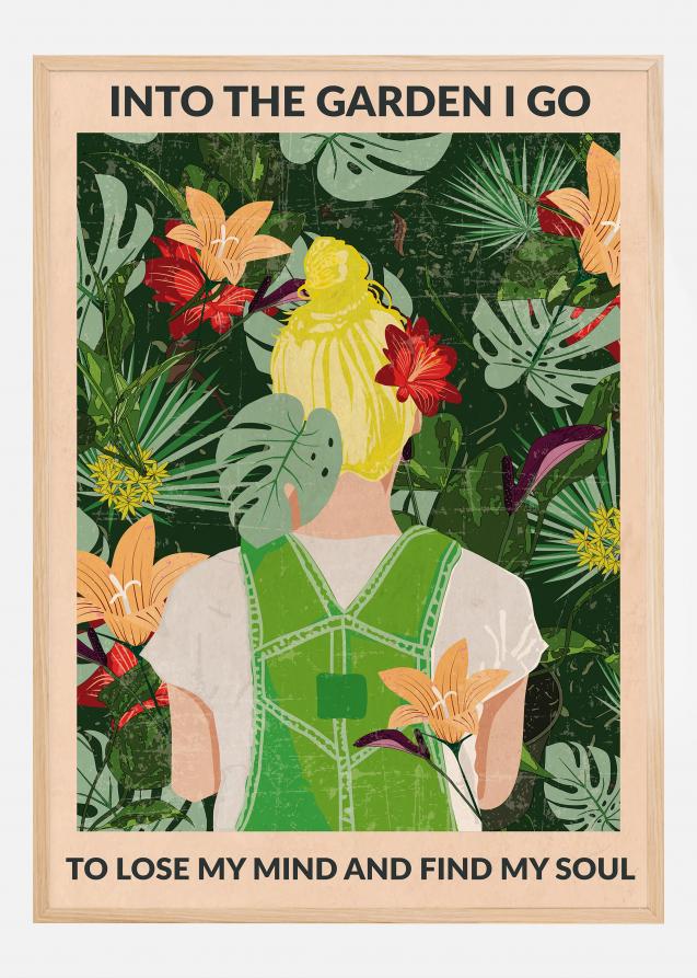 Into the Garden (blonde) Poster