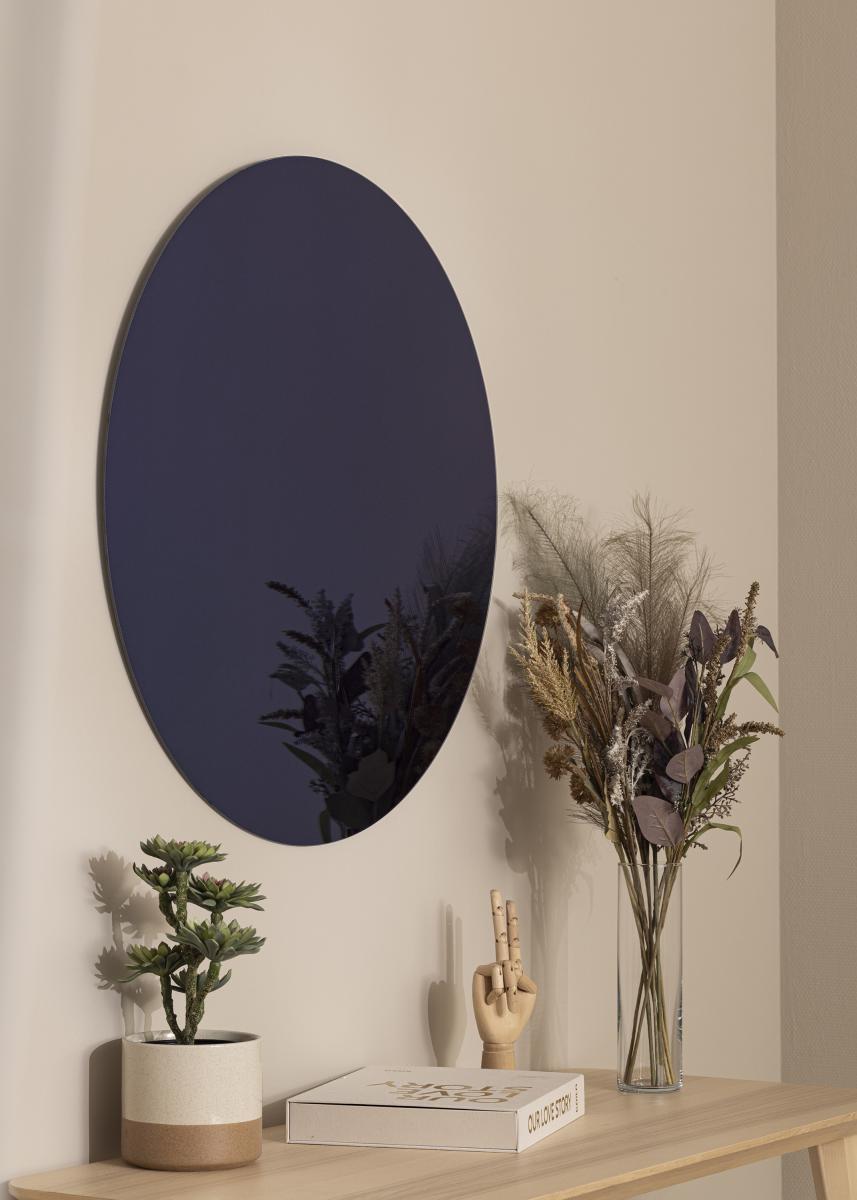 Spegel Dark Blue 80 cm Ø