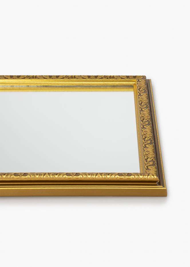 Spegel Nostalgia Guld 60x60 cm