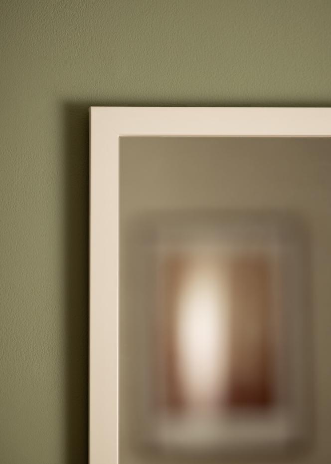 Spegel White Wood 70x100 cm