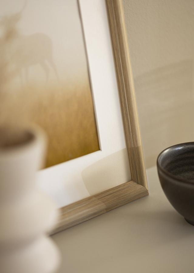 Ram Västkusten Akrylglas Ek 15x30 cm