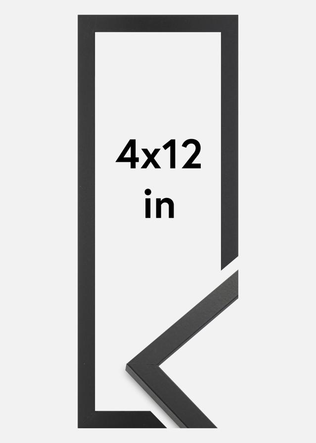 Ram Trendy Akrylglas Svart 4x12 inches (10,16x30,5 cm)