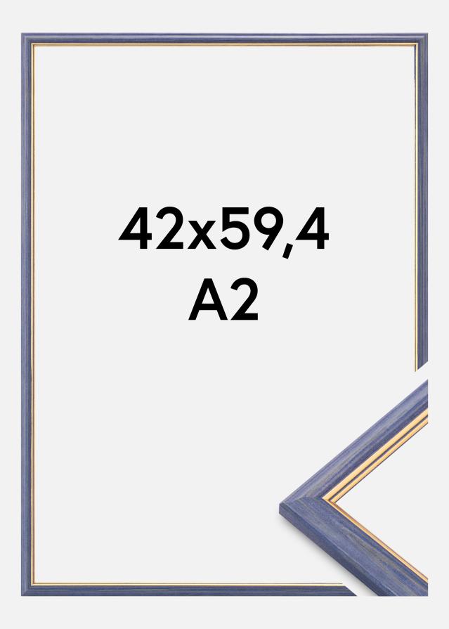 Ram Claudia Akrylglas Blå 42x59,4 cm (A2)
