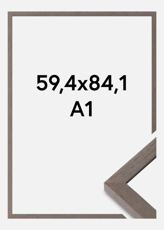 Ram Hermes Akrylglas Grå 59,4x84,1 cm (A1)