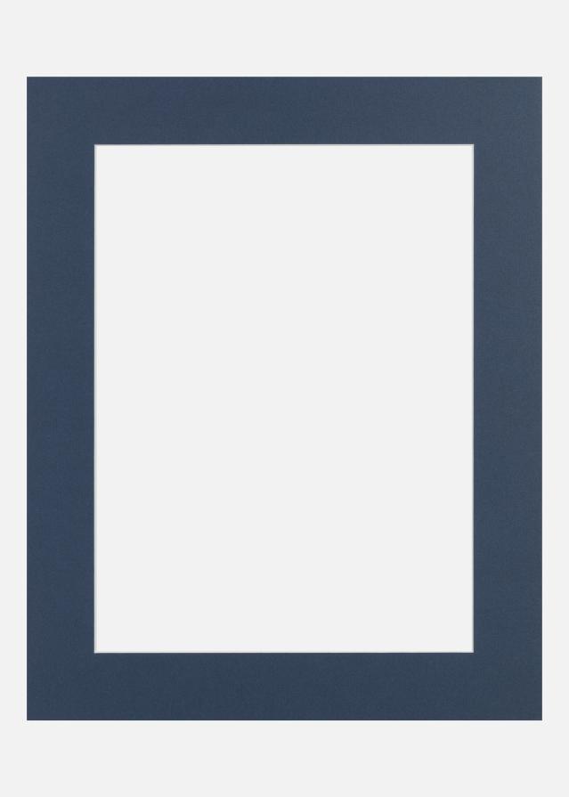 Passepartout Blue Moon (Vit kärna) 30x30 cm (19x19)