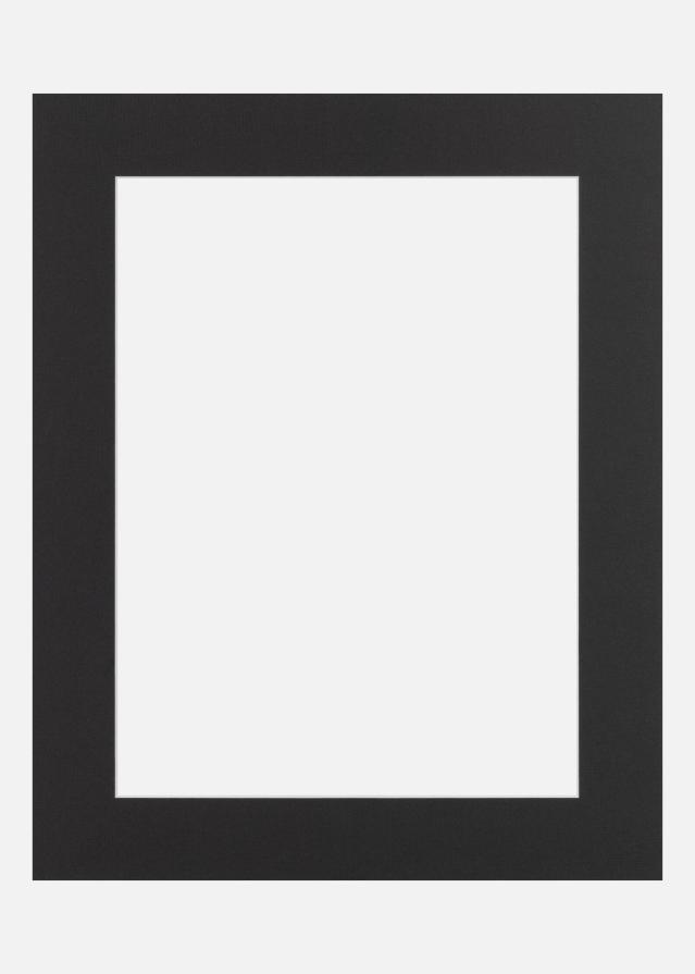 Passepartout Dark Shale (Vit kärna) 40x40 cm (29x29)