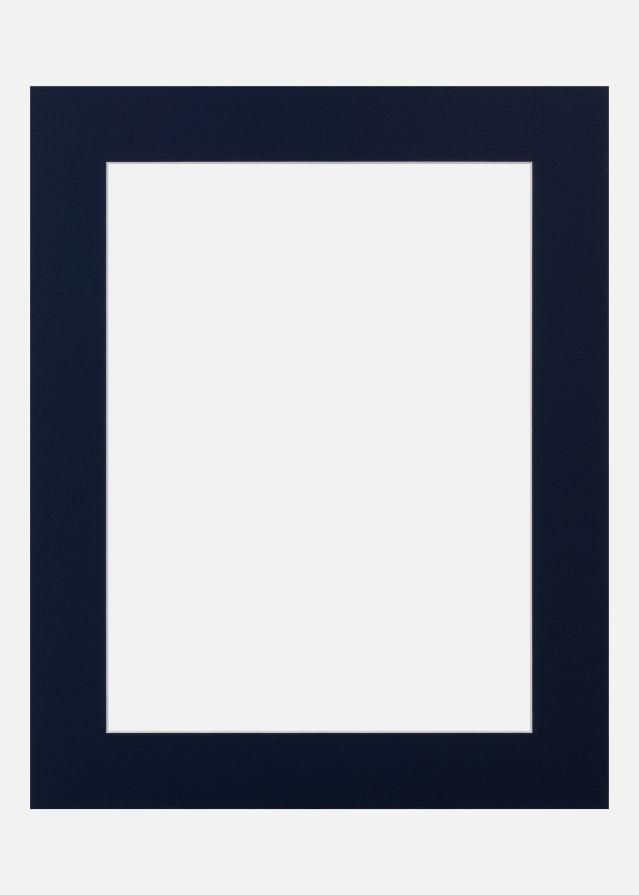 Passepartout Deep Blue (Vit kärna) 60x80 cm (49x69)