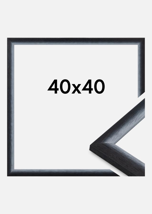 Ram Cornwall Akrylglas Svart 40x40 cm