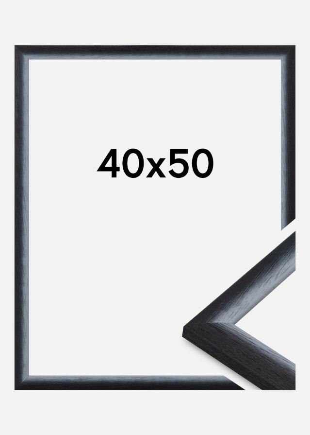 Ram Cornwall Akrylglas Svart 40x50 cm