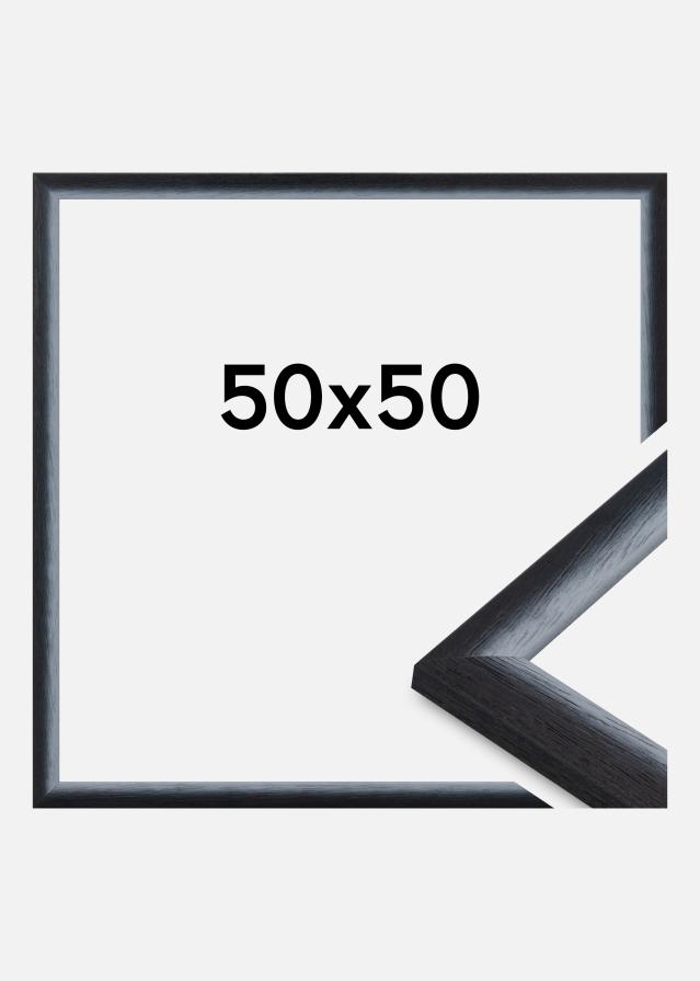 Ram Cornwall Akrylglas Svart 50x50 cm