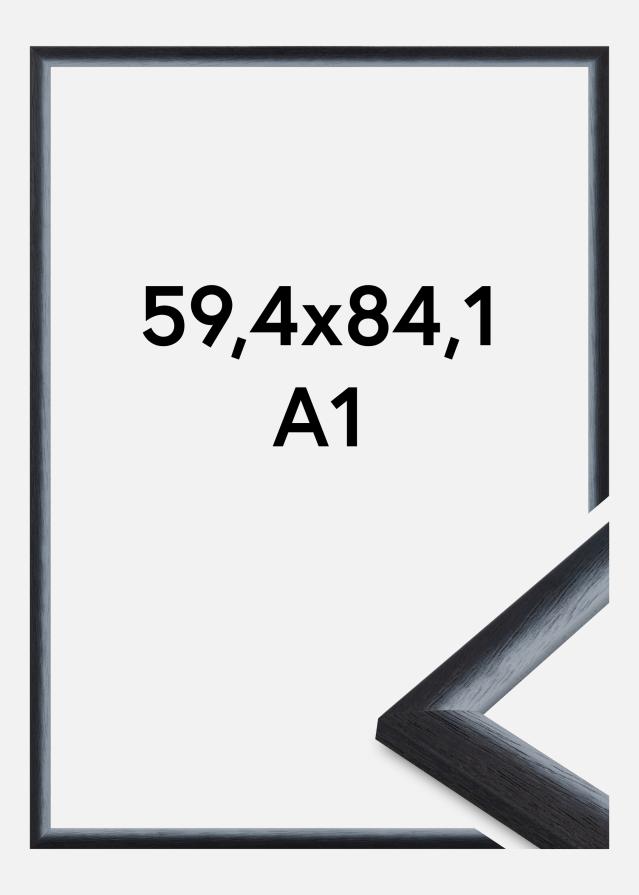 Ram Cornwall Akrylglas Svart 59,4x84,1 cm (A1)
