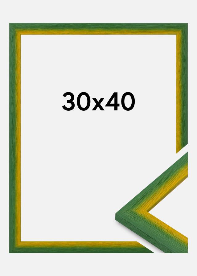 Ram Cornwall Akrylglas Grön 30x40 cm