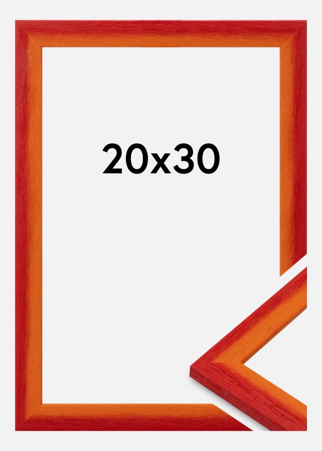 Ram Cornwall Akrylglas Röd 20x30 cm