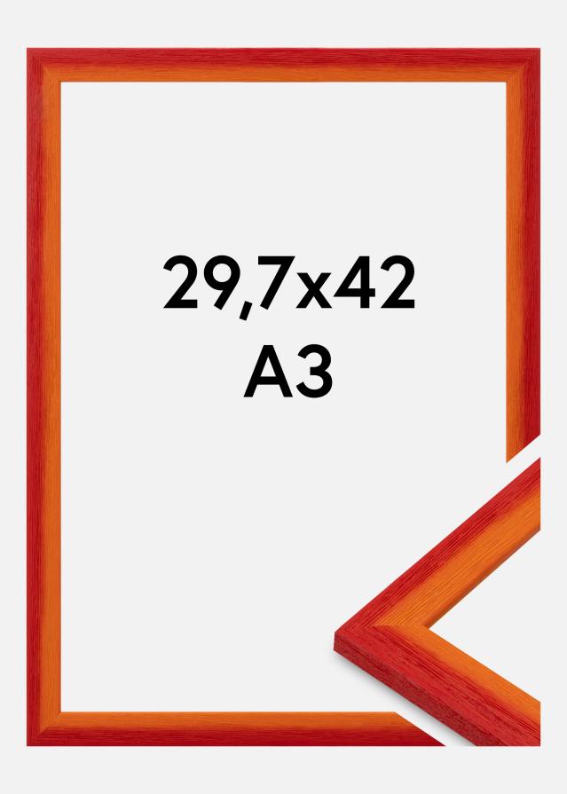 Ram Cornwall Akrylglas Röd 29,7x42 cm (A3)