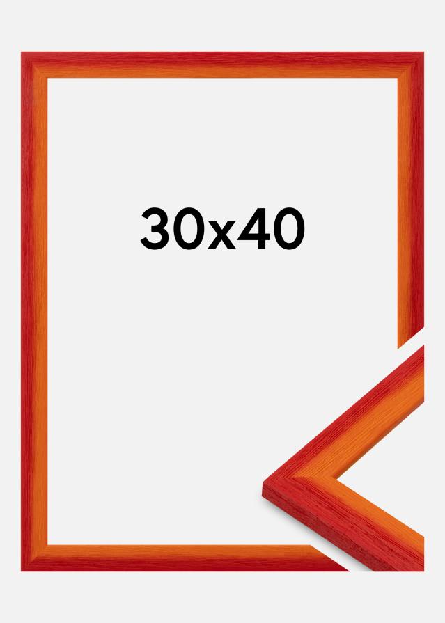 Ram Cornwall Akrylglas Röd 30x40 cm