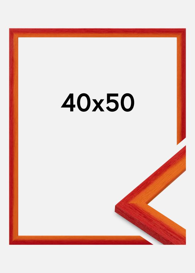 Ram Cornwall Akrylglas Röd 40x50 cm