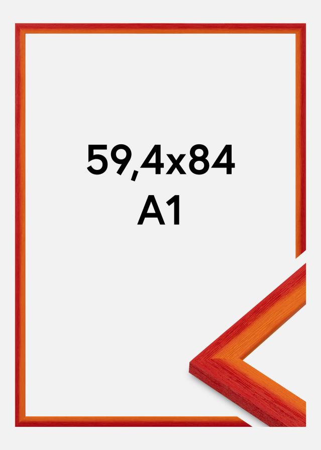 Ram Cornwall Akrylglas Röd 59,4x84,1 cm (A1)