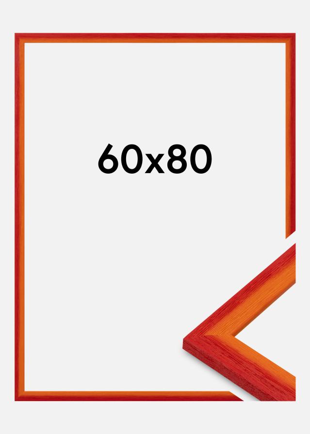 Ram Cornwall Akrylglas Röd 60x80 cm