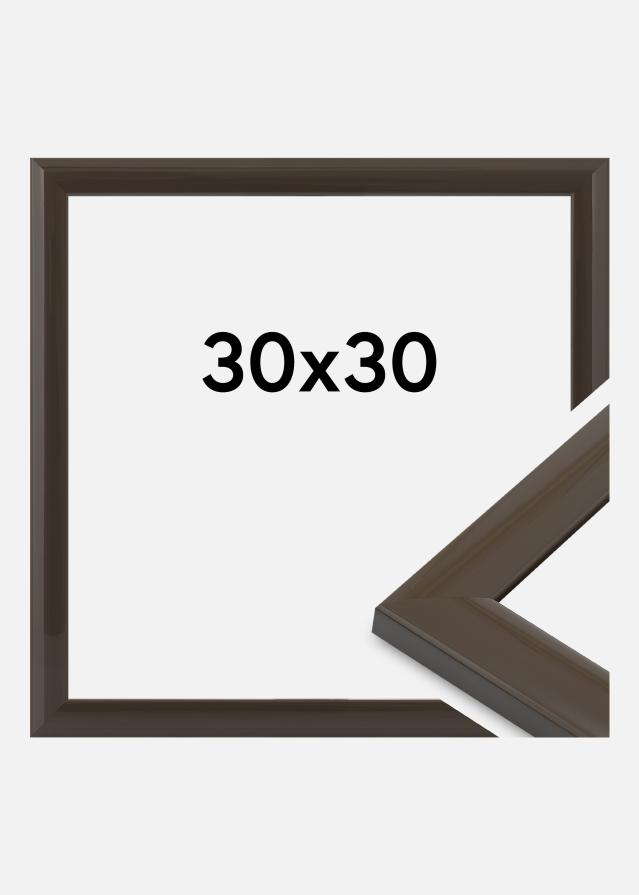 Ram Dorset Akrylglas Mörkgrå 30x30 cm