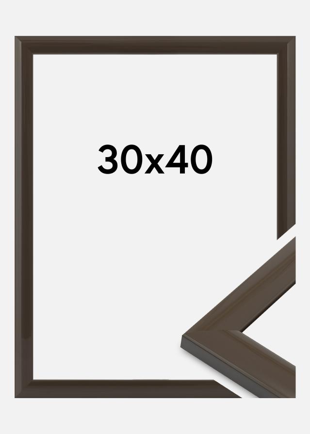 Ram Dorset Akrylglas Mörkgrå 30x40 cm